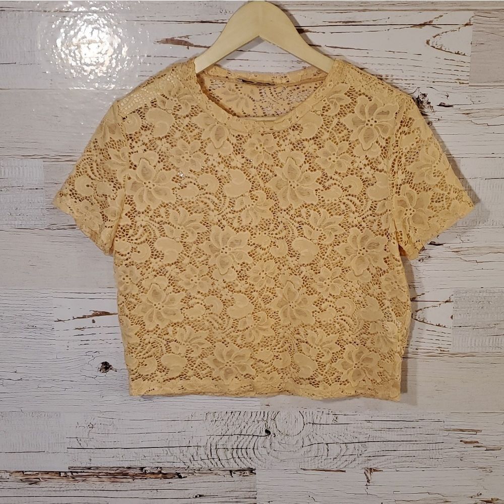 Zara Trafaluc lace top
